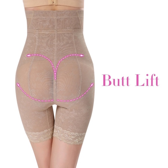 Black Body Shaper with drop down back. XL girdle panties with easy open bottom - Picture 8 of 13